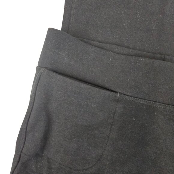 Yoga Athleisure Gym Comfy Loungewear Casual Black Cropped Sweat Pants Womens 6 - Picture 5 of 8